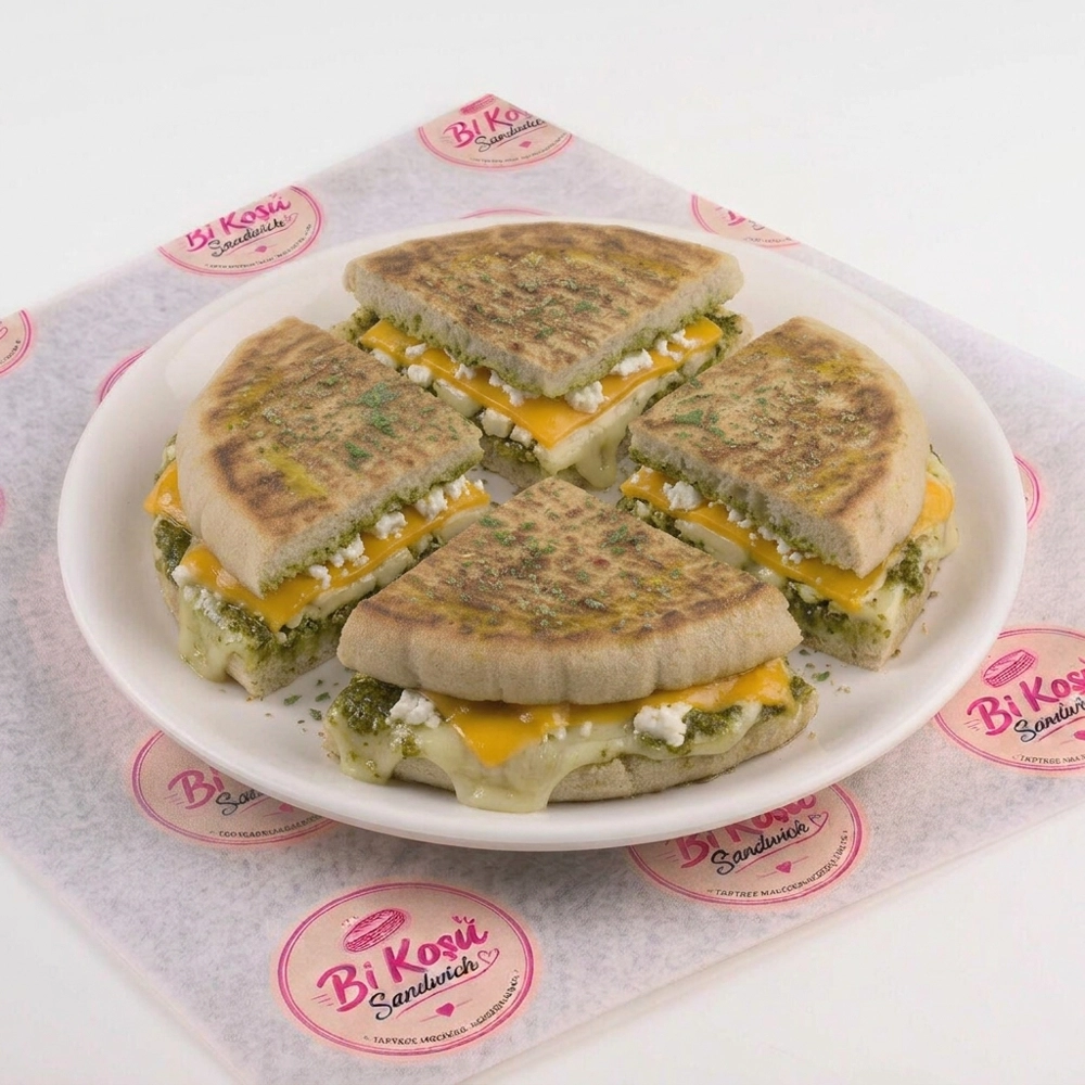 Bazlama 3 Peynirli Tost