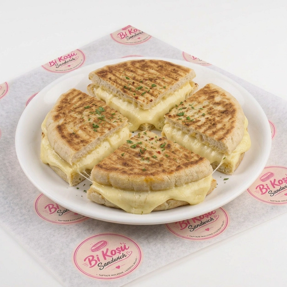 Bazlama Kaşarlı Tost