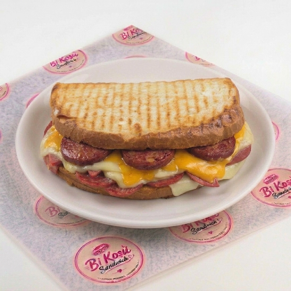 Cheddar & Kaşar & Sucuklu Tost