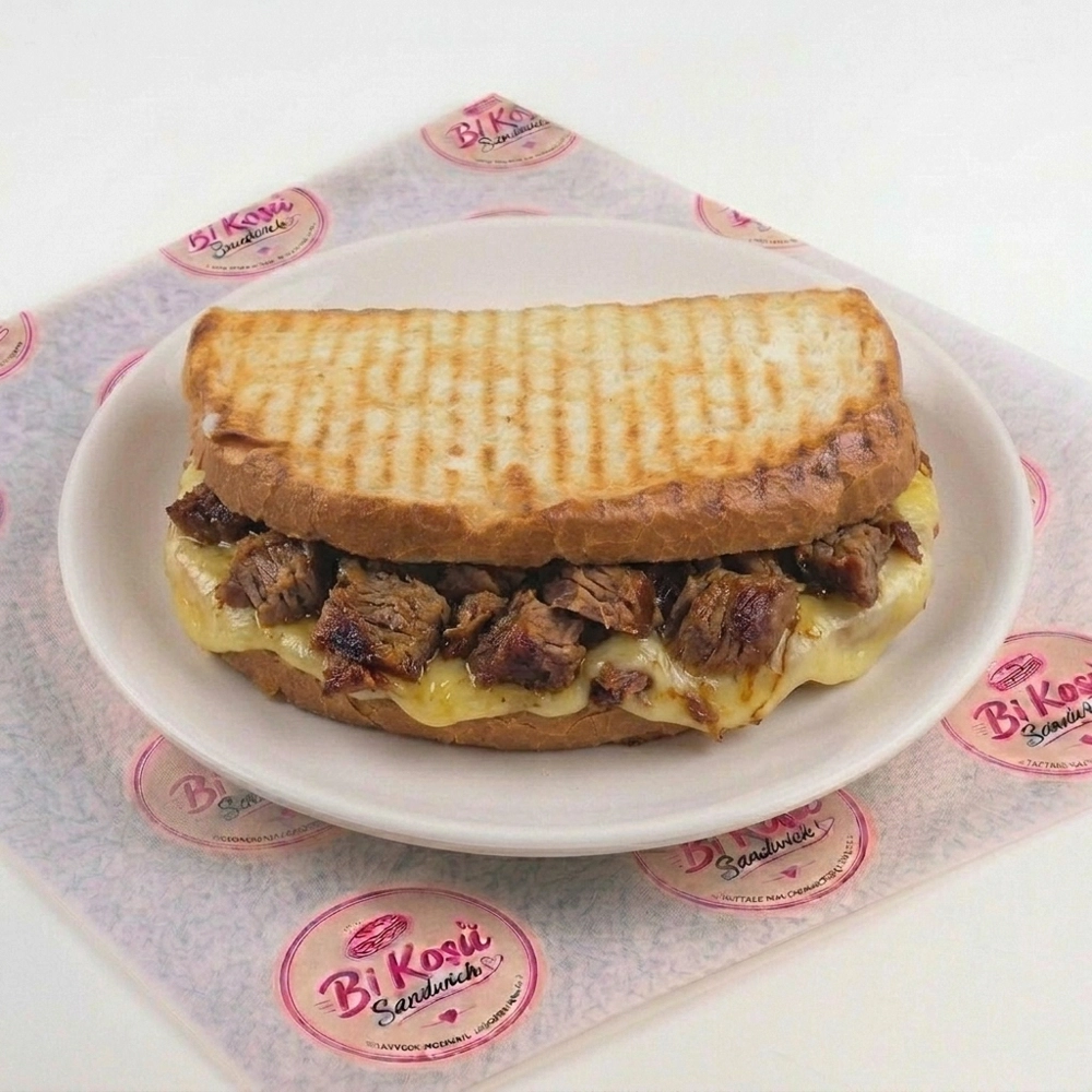 Kavurmalı Kaşarlı Tost