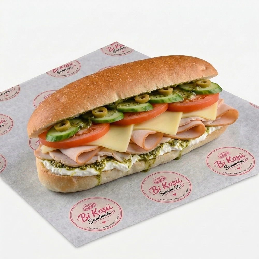 Pesto Soslu Hindi Fümeli Sandwich